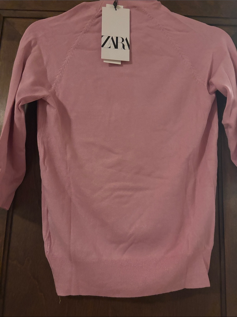 Zara Dusty Pink Women's Crewneck Sweater